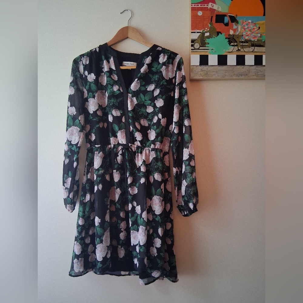 Floral Long Sleeve Dress